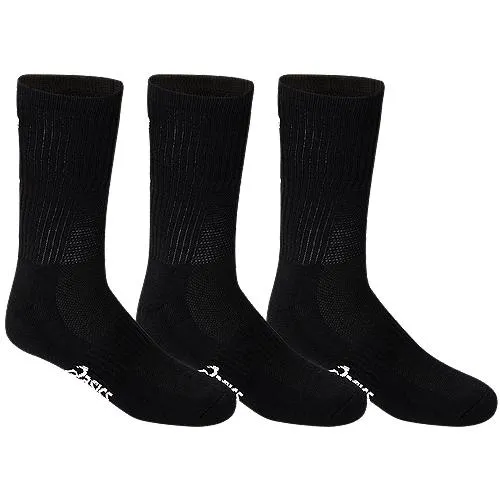 Asics Pace Crew Sock 3 Pack - Performance Black