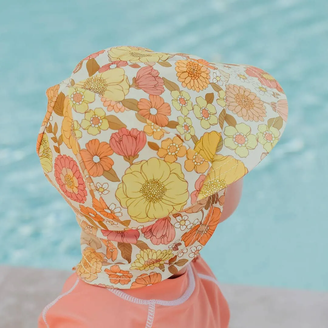 Bedhead Kids Swim Legionnaire Flap Sun Hat - Tallulah