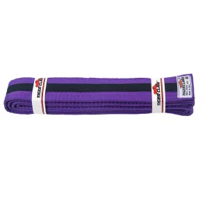 Belt - Purple with Black Stripe