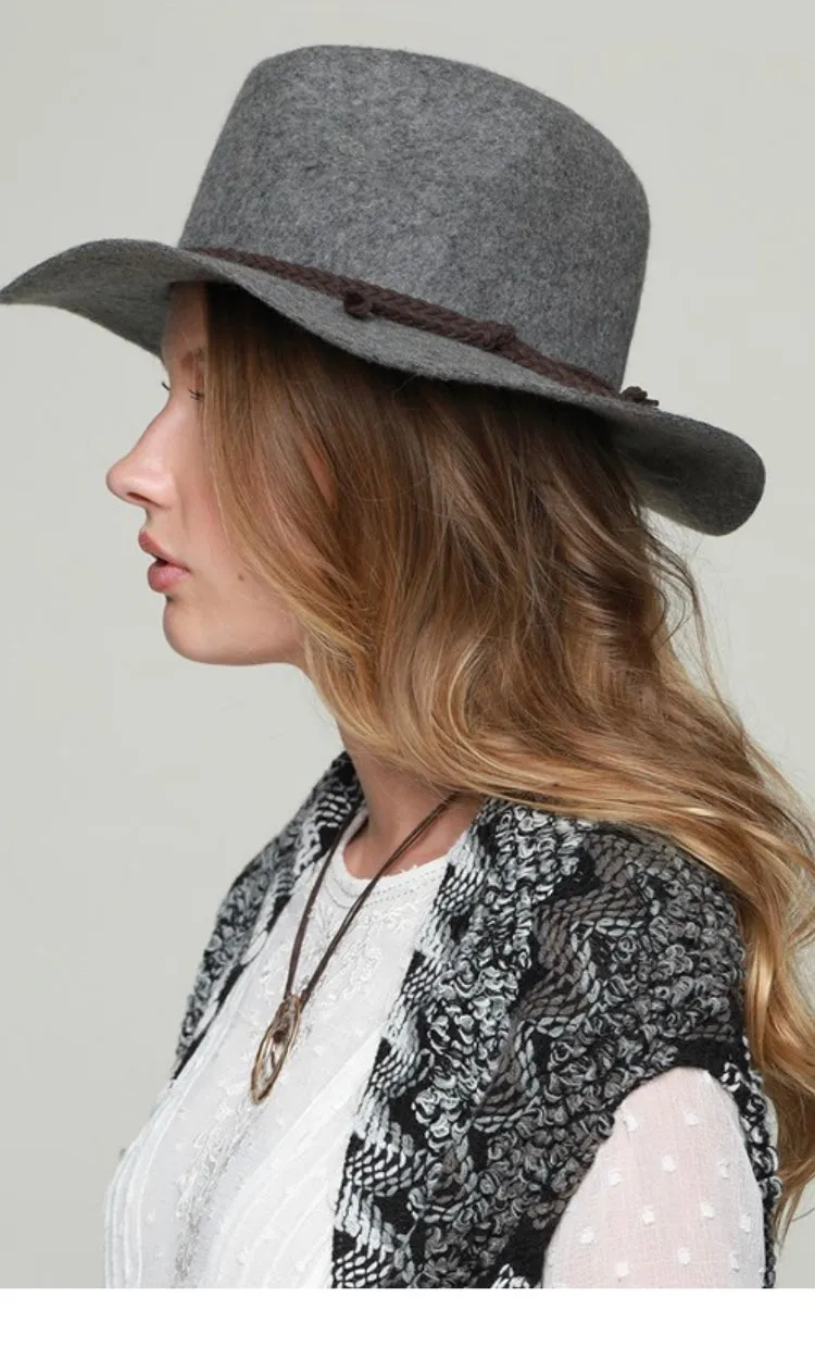 Boho Chic Braided Panama Hat