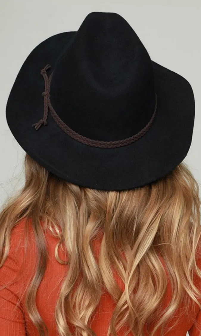 Boho Chic Braided Panama Hat