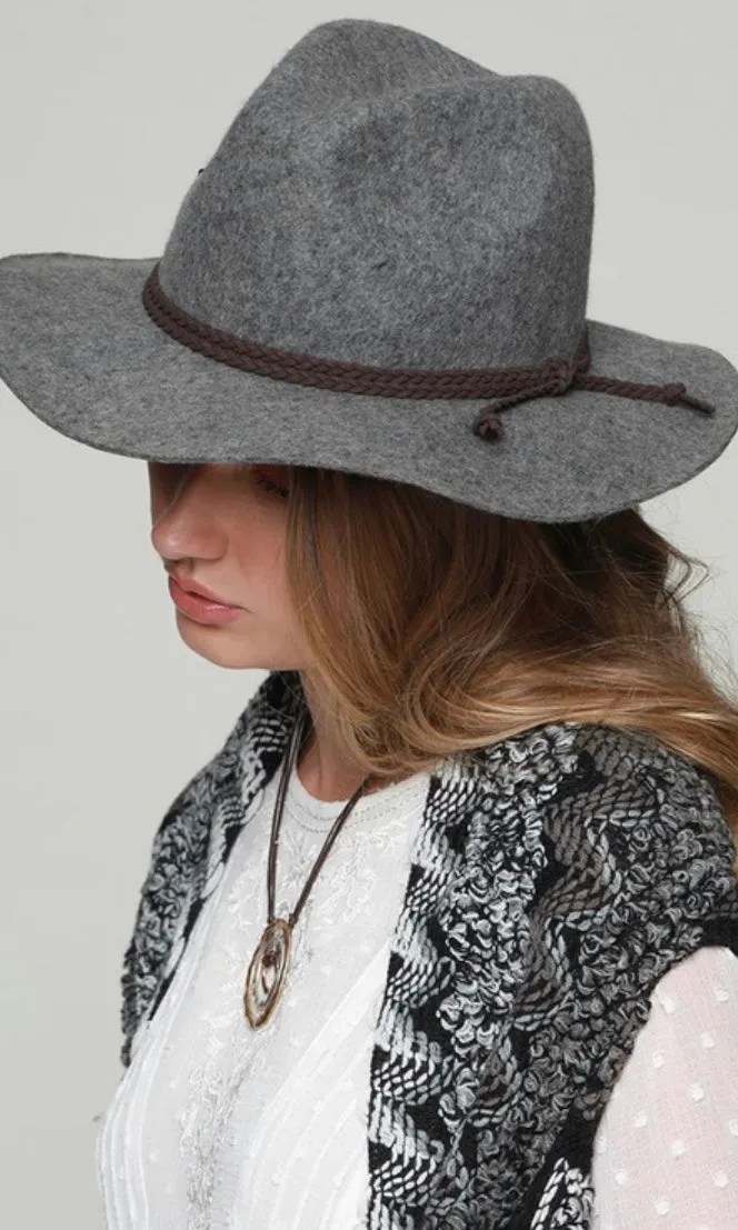 Boho Chic Braided Panama Hat