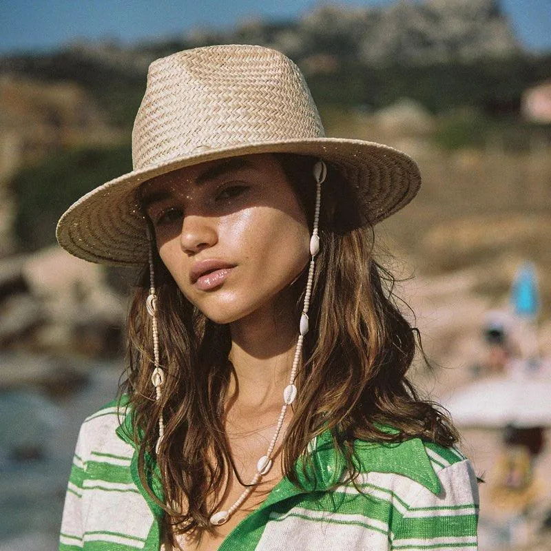 Boho Seashells Beaded Chain Hat