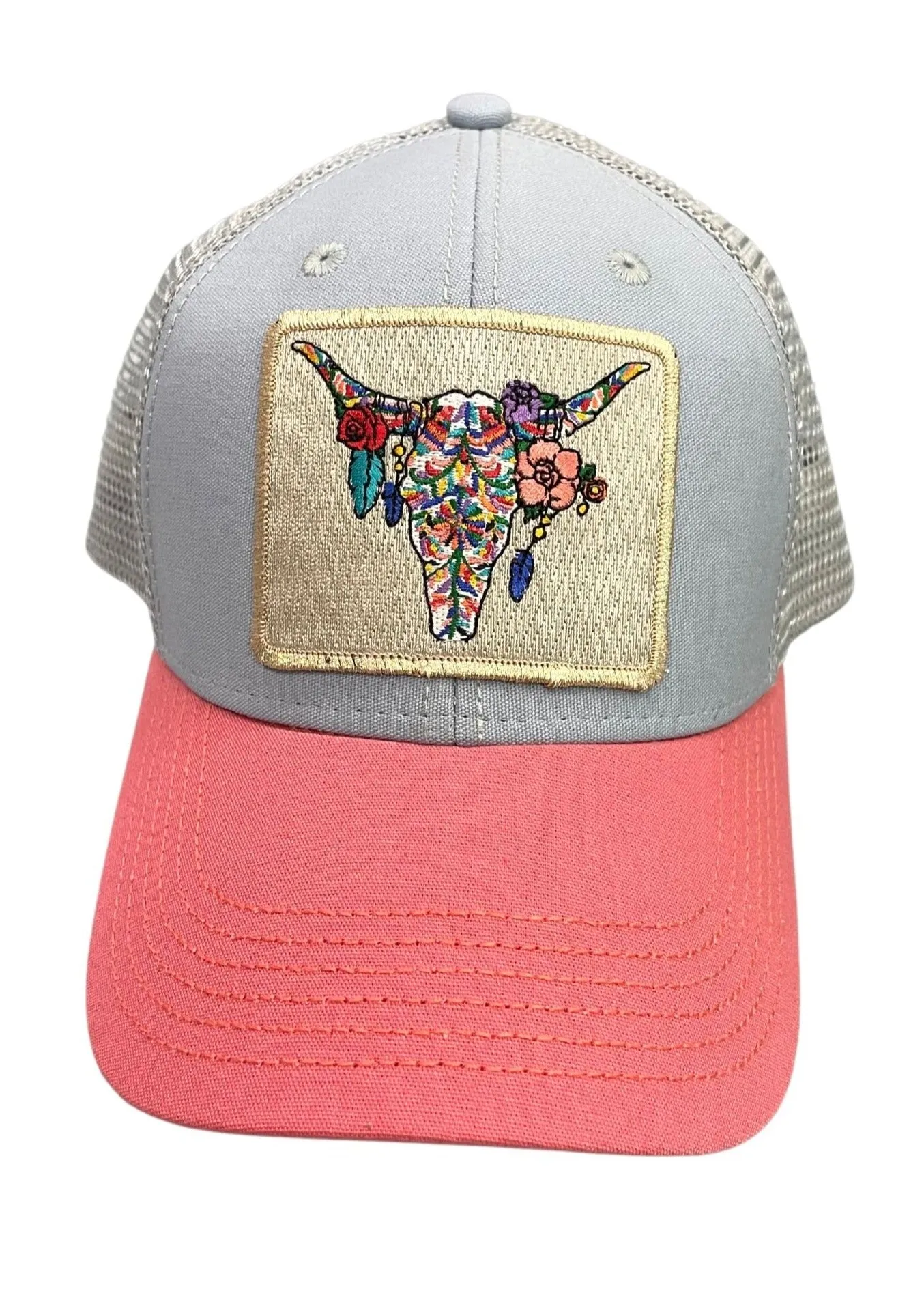 BOHO STEERHEAD PATCH HAT