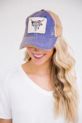 BOHO STEERHEAD PATCH HAT