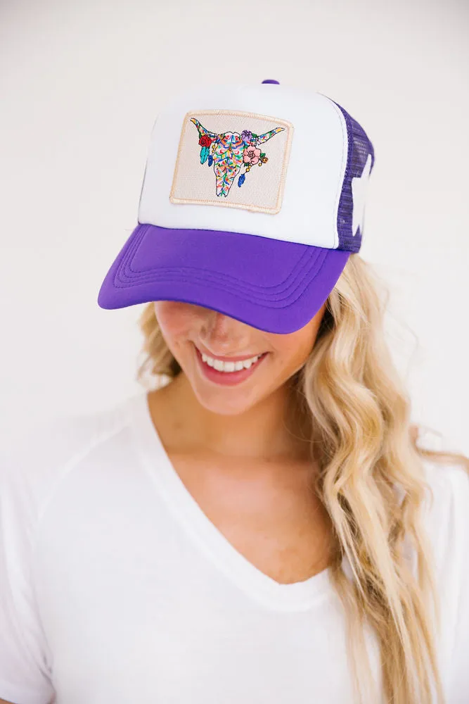 BOHO STEERHEAD PATCH HAT