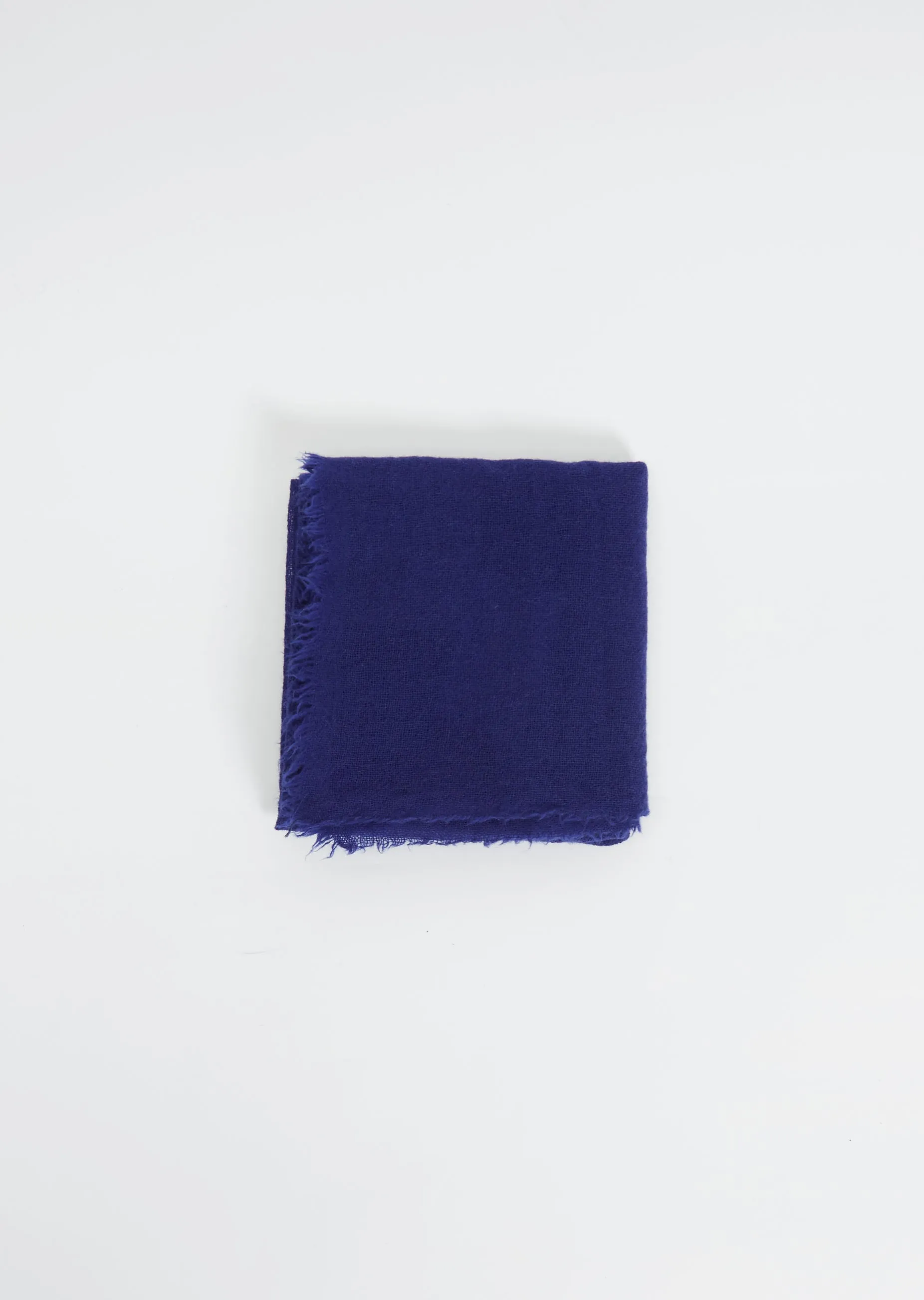 Cashmere Scarf — Electric Blue