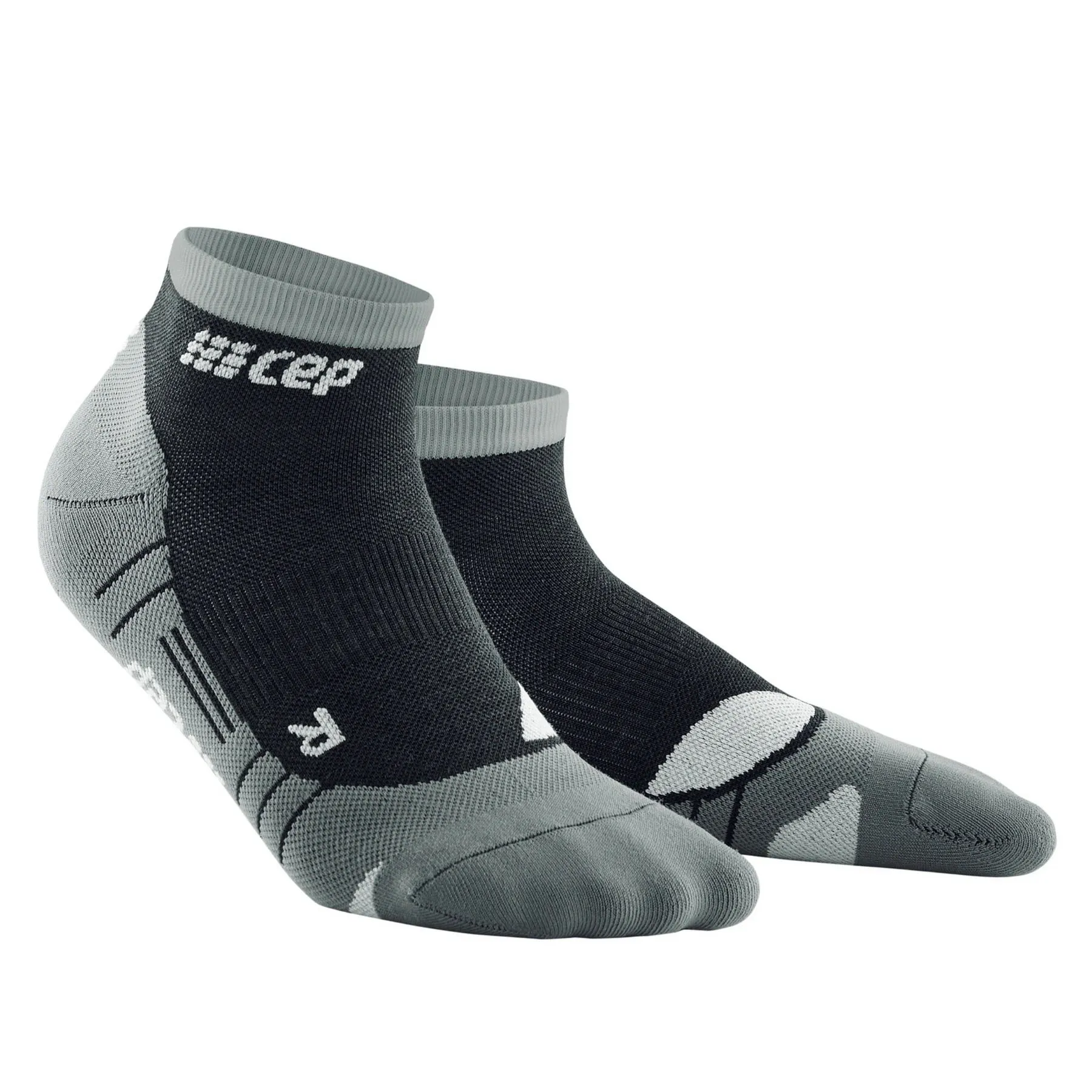 CEP | Hiking Light Merino Low Cut Socks | Men's | Stone Grey/Grey