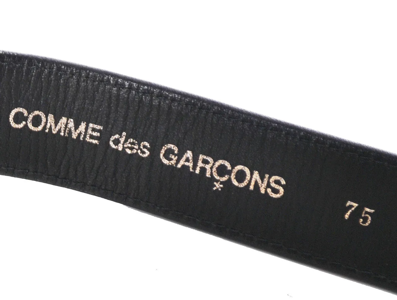 Comme Des Garcons Vintage Belt Cow Fur