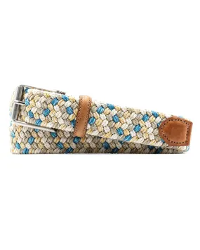 Como Braided Belt in Blue Lagoon