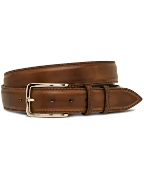 Conte Max S Cioccolato Chiaro Leather Belt