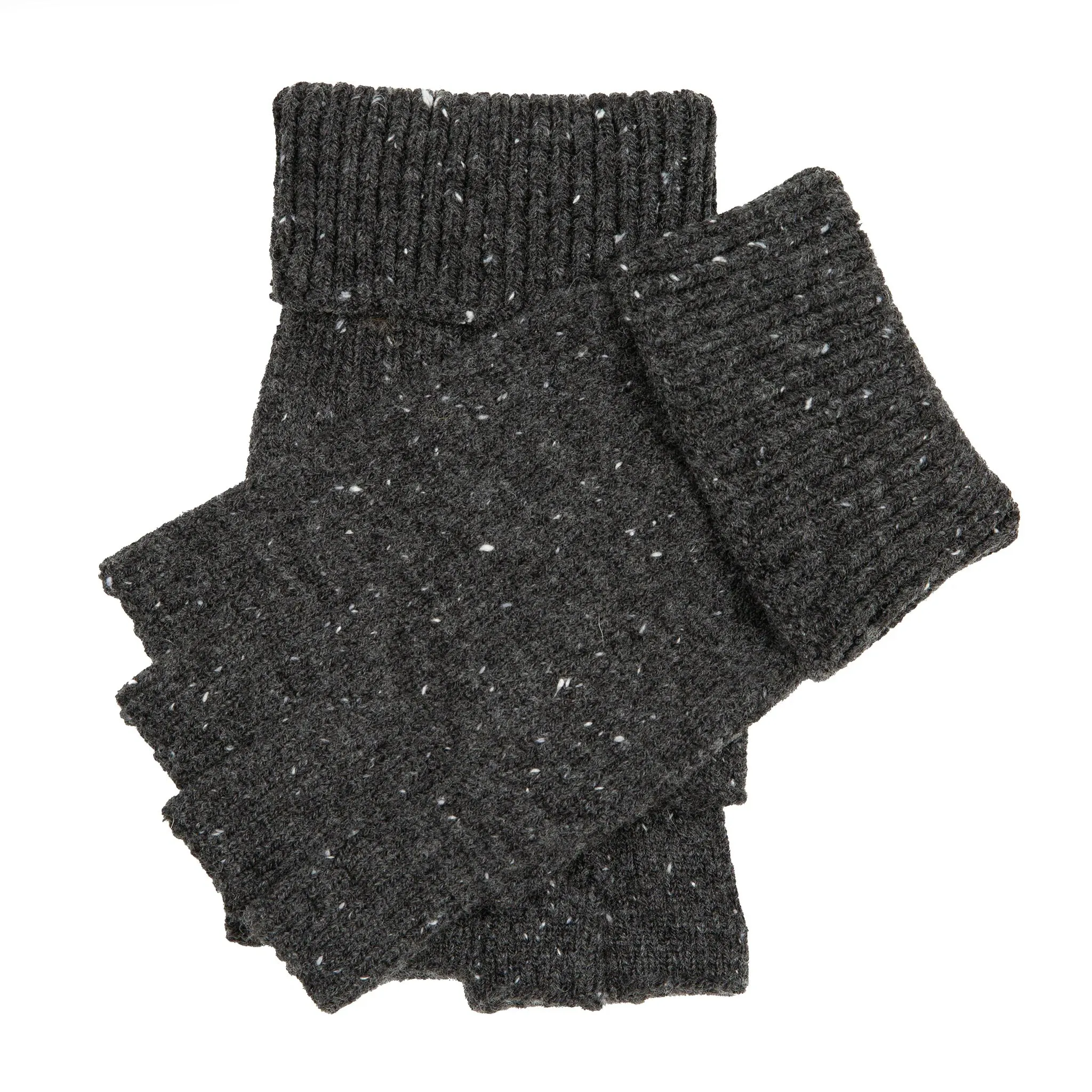 DENTS - Lymington - Fingerless Gloves - Charcoal