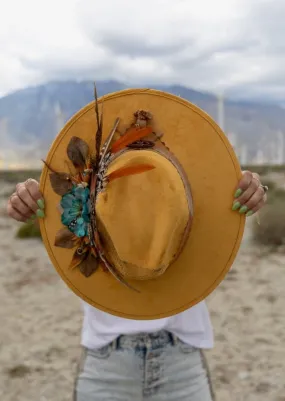 Desert Mirage: One-of-a-Kind  Boho Hat by Sherri Baldy