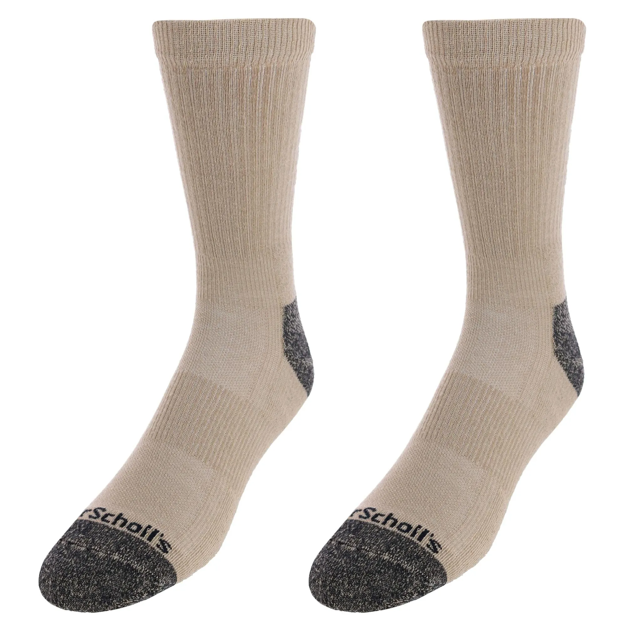 Dr. Scholl's Men's Crew Compression Work Socks (2 Pair Pack)