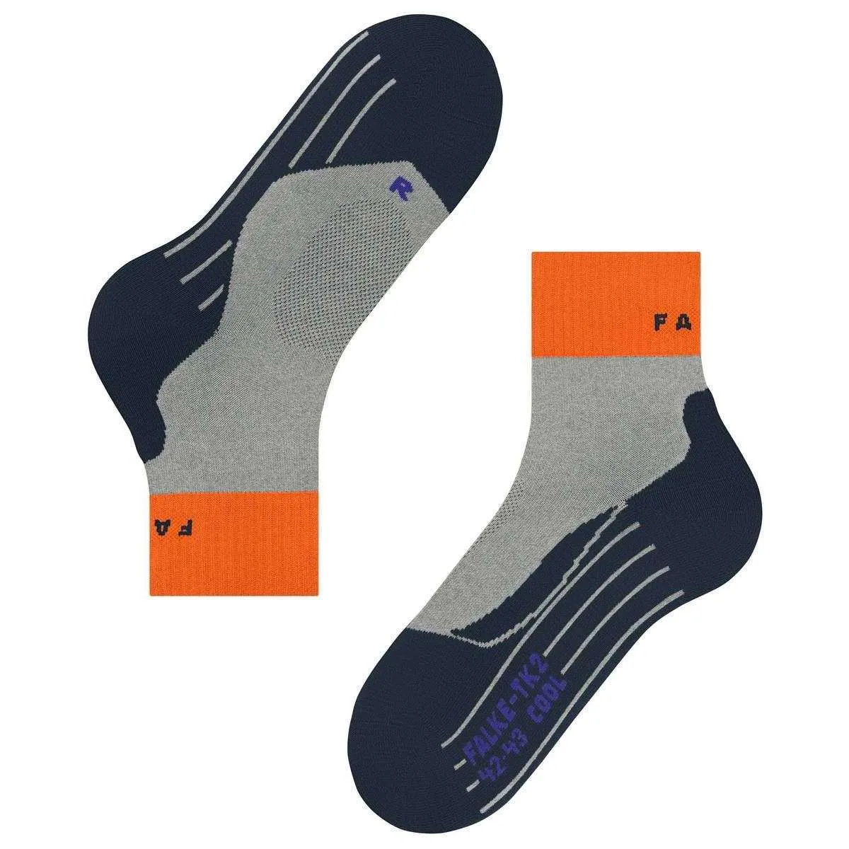 Falke TK2 Explore Cool Short Socks - Light Grey