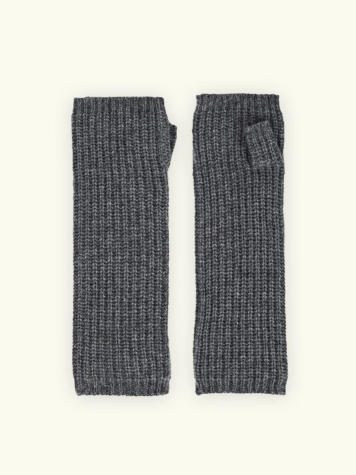 Fingerless Gloves - Grey