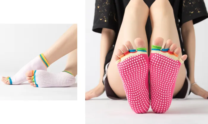 Five Fingers Open Toe Yoga Socks