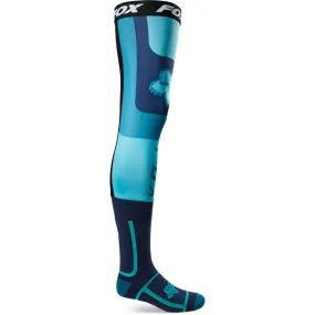 Fox Racing  Teal Flexair Knee Brace Motocross Socks Offroad MotoX Arch Support