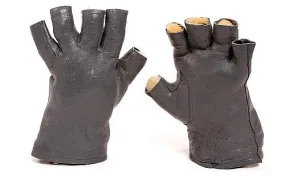 German Fingerless Biker Gloves