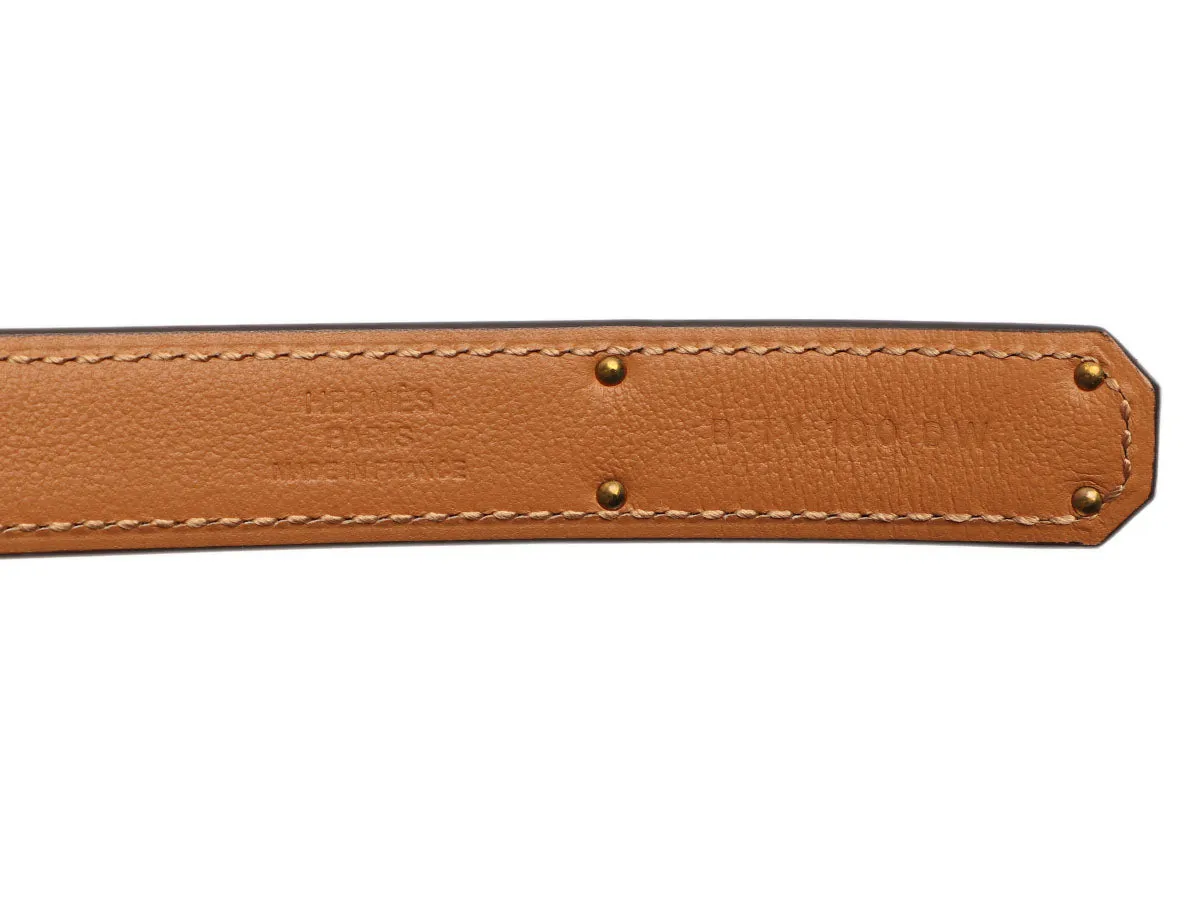 Hermès Etoupe Kelly Belt 18mm