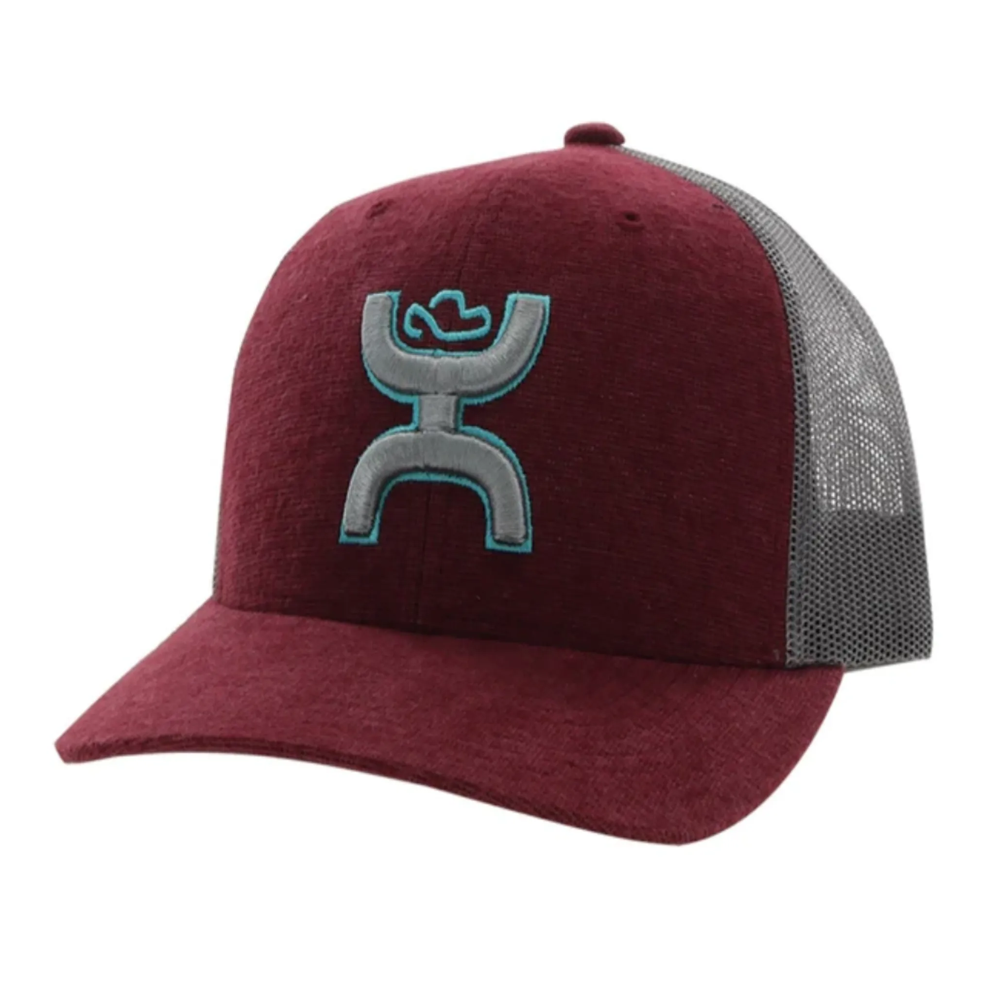 Hooey Maroon & Grey Sterling Cap