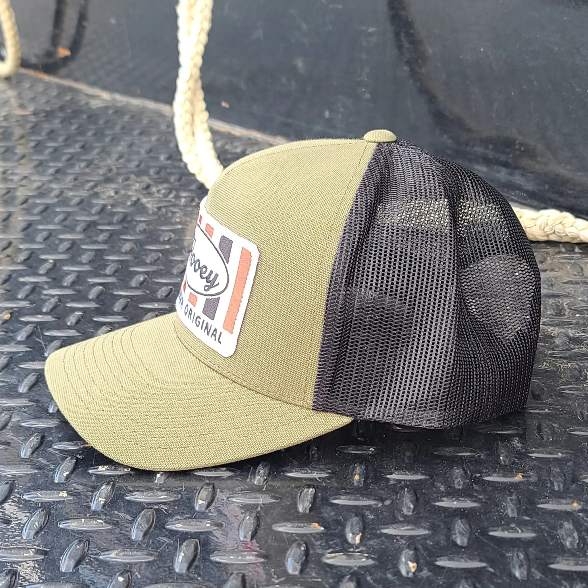 Hooey Sudan Olive & Black Cap