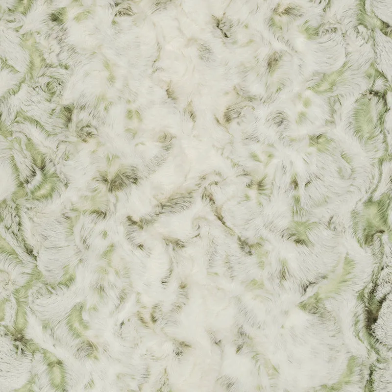 Luxe Cuddle® - Snowy Owl Basil Minky Yardage