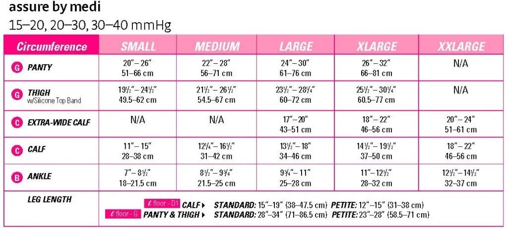 medi assure 30-40 mmHg calf extra-wide open toe standard