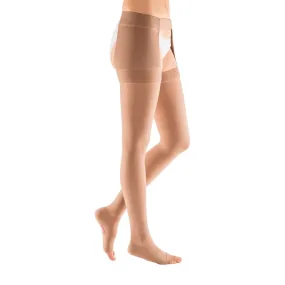 mediven plus 20-30 mmHg thigh waist attachment left open toe standard