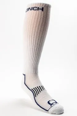 Men's Cinch White Boot Socks