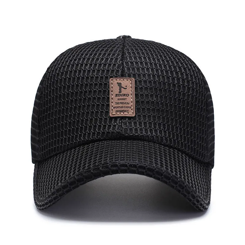 Mesh Embroided Adjustable Baseball Cap