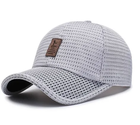 Mesh Embroided Adjustable Baseball Cap