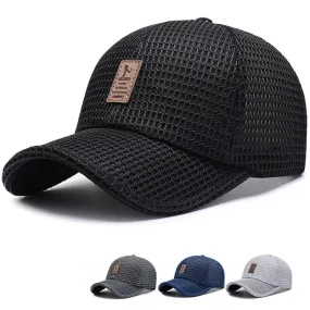 Mesh Embroided Adjustable Baseball Cap