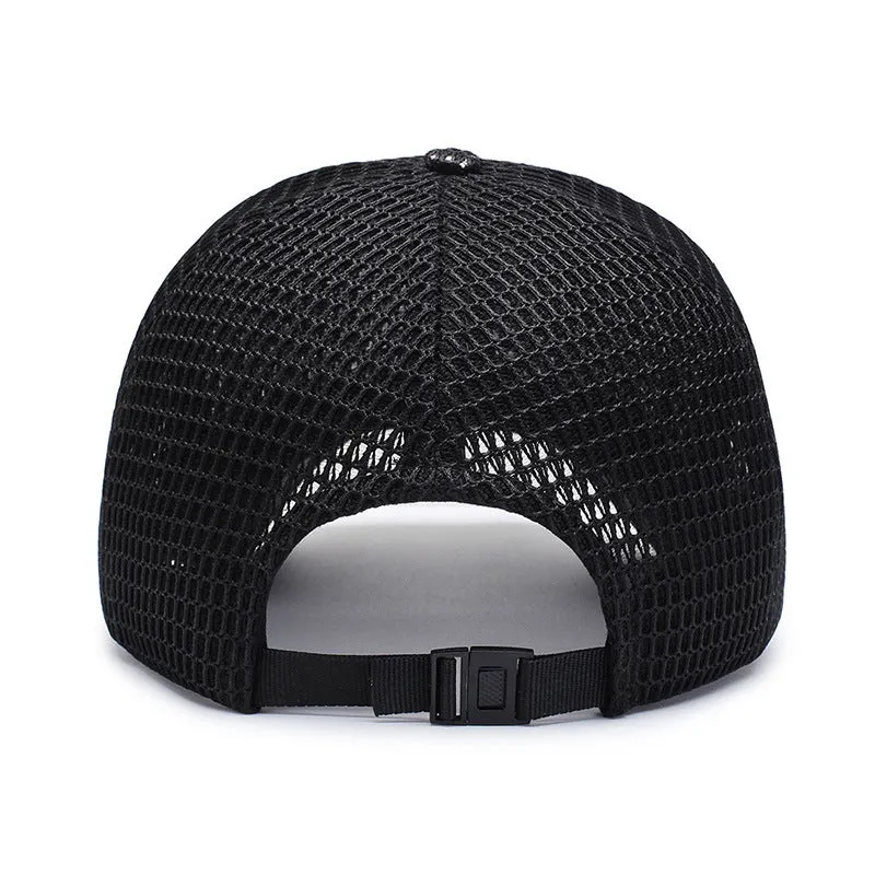 Mesh Embroided Adjustable Baseball Cap