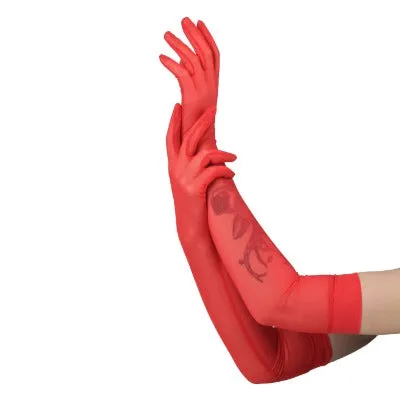 Mesh Gloves red