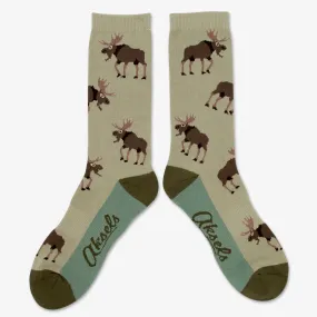 Moose Men's & Women's Crew Socks