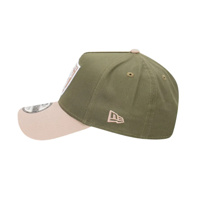 New Era Las Vegas Raiders 9FORTY A Frame Cap - New Olive/Ash Brown