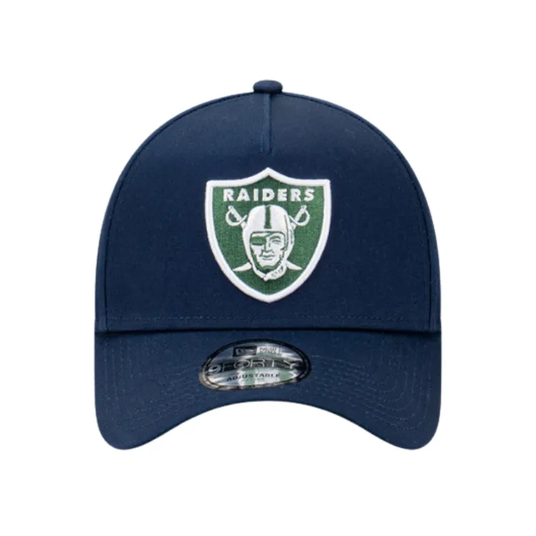 New Era Las Vegas Raiders 9FORTY A Frame Cap - Oceanside Blue/Rifle Green