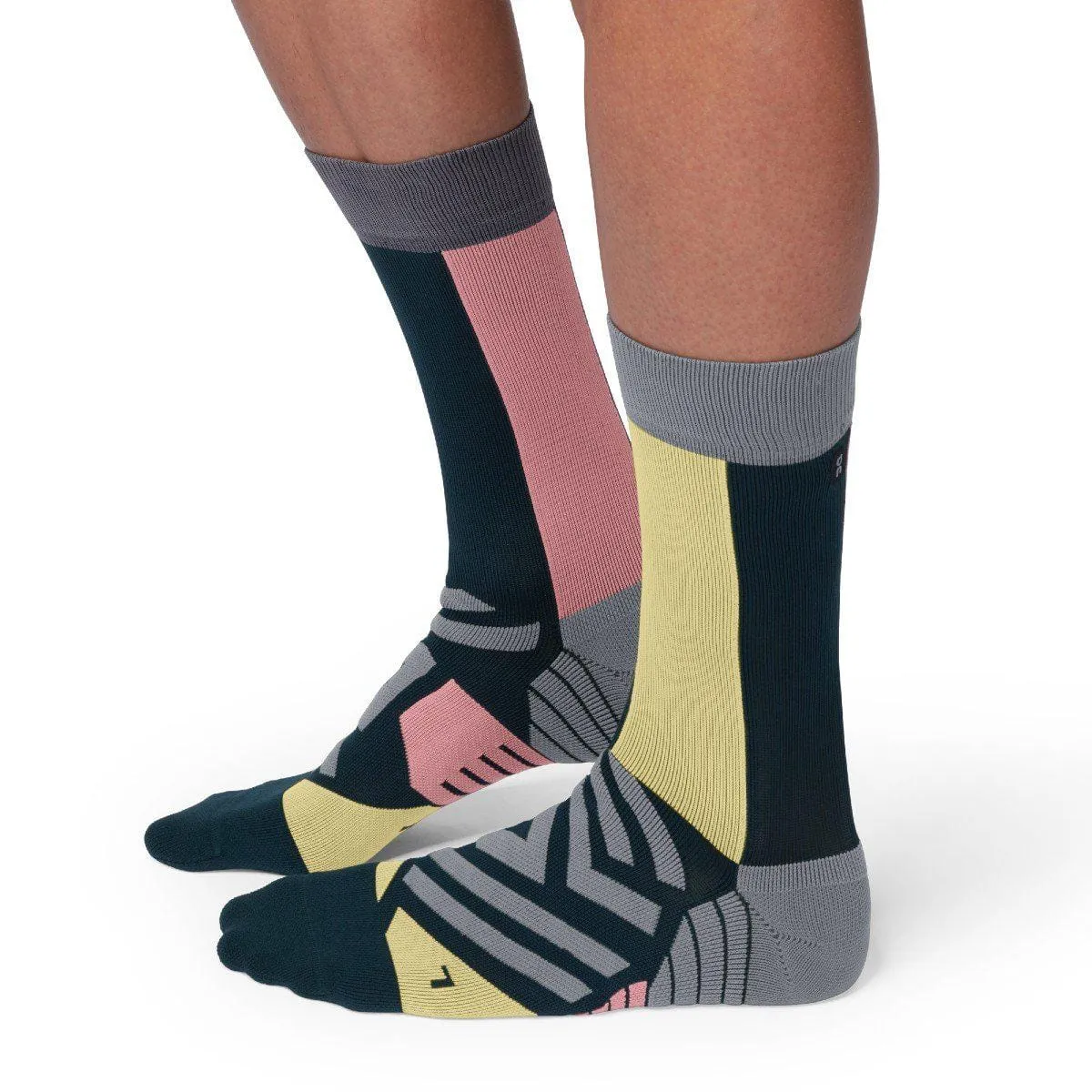 On Running High Sock (Men's) - Navy/Dustrose