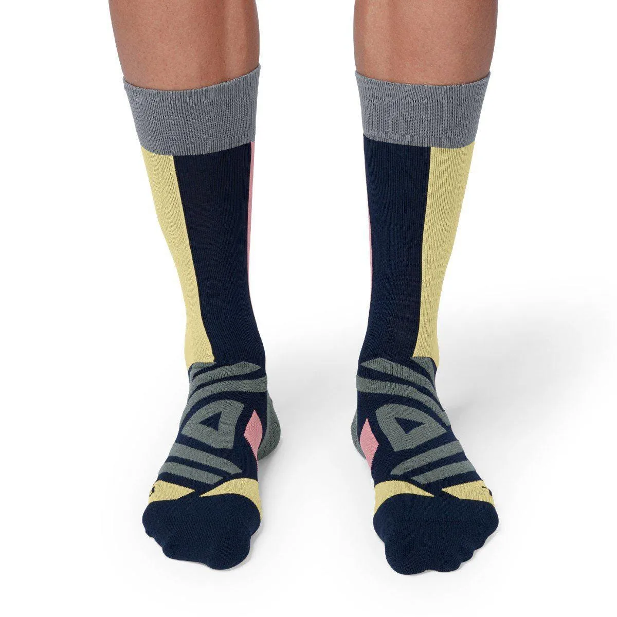 On Running High Sock (Men's) - Navy/Dustrose