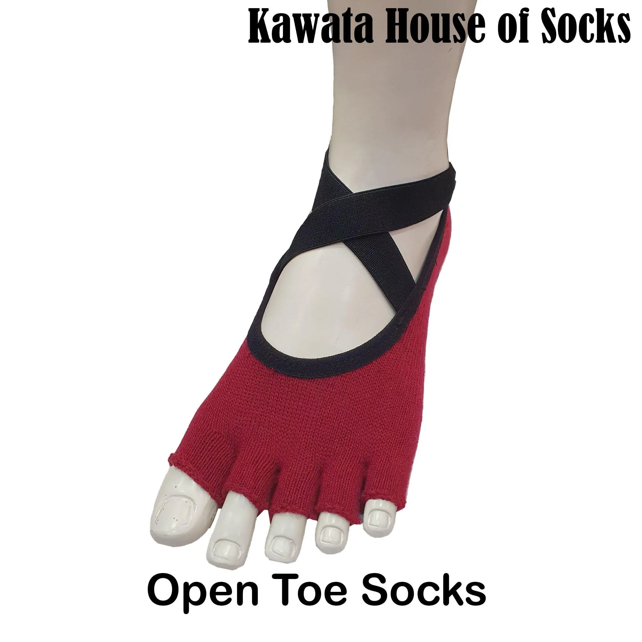 Open Toe Anti Slip Yoga Socks