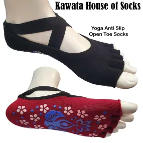 Open Toe Anti Slip Yoga Socks