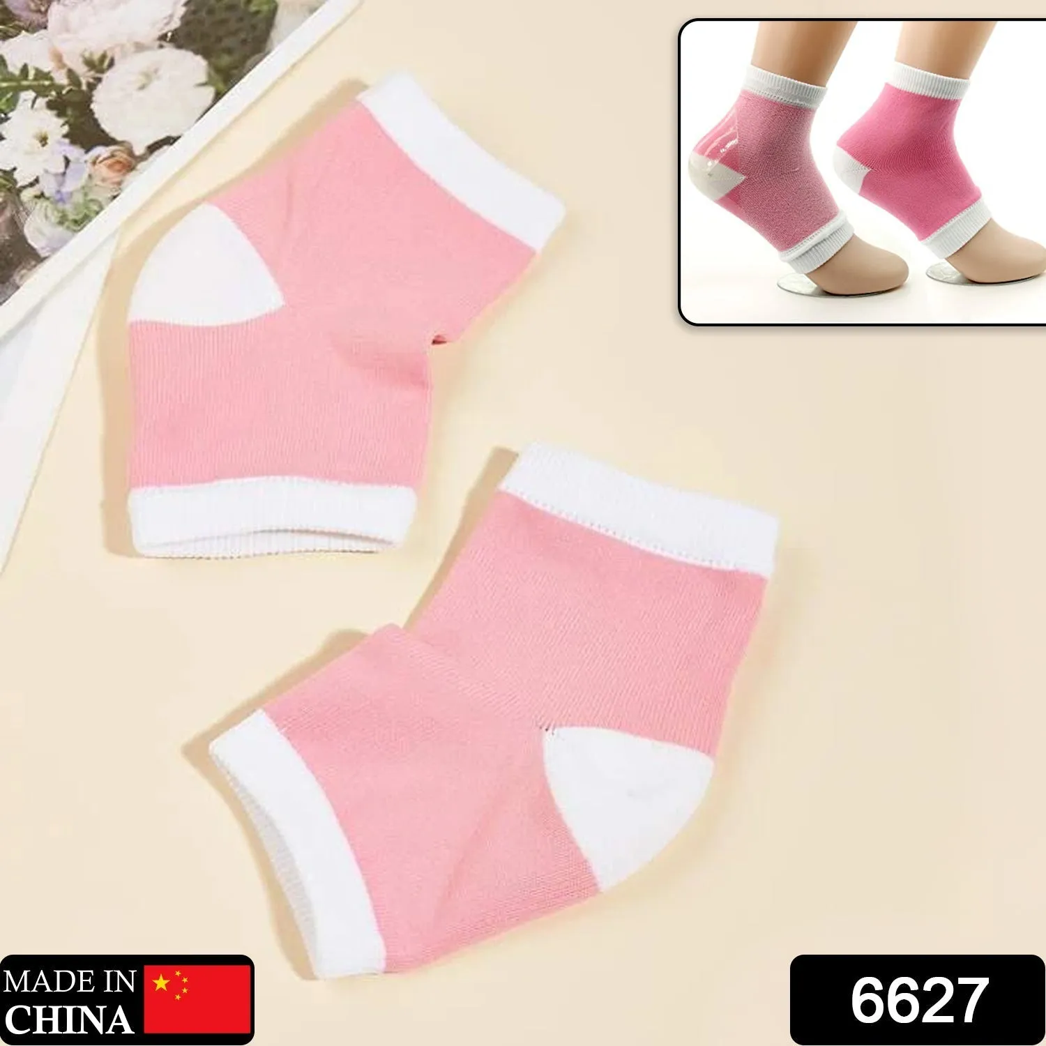 Open Toe Socks for Dry Hard Cracked Skin Moisturizing While You Sleep.