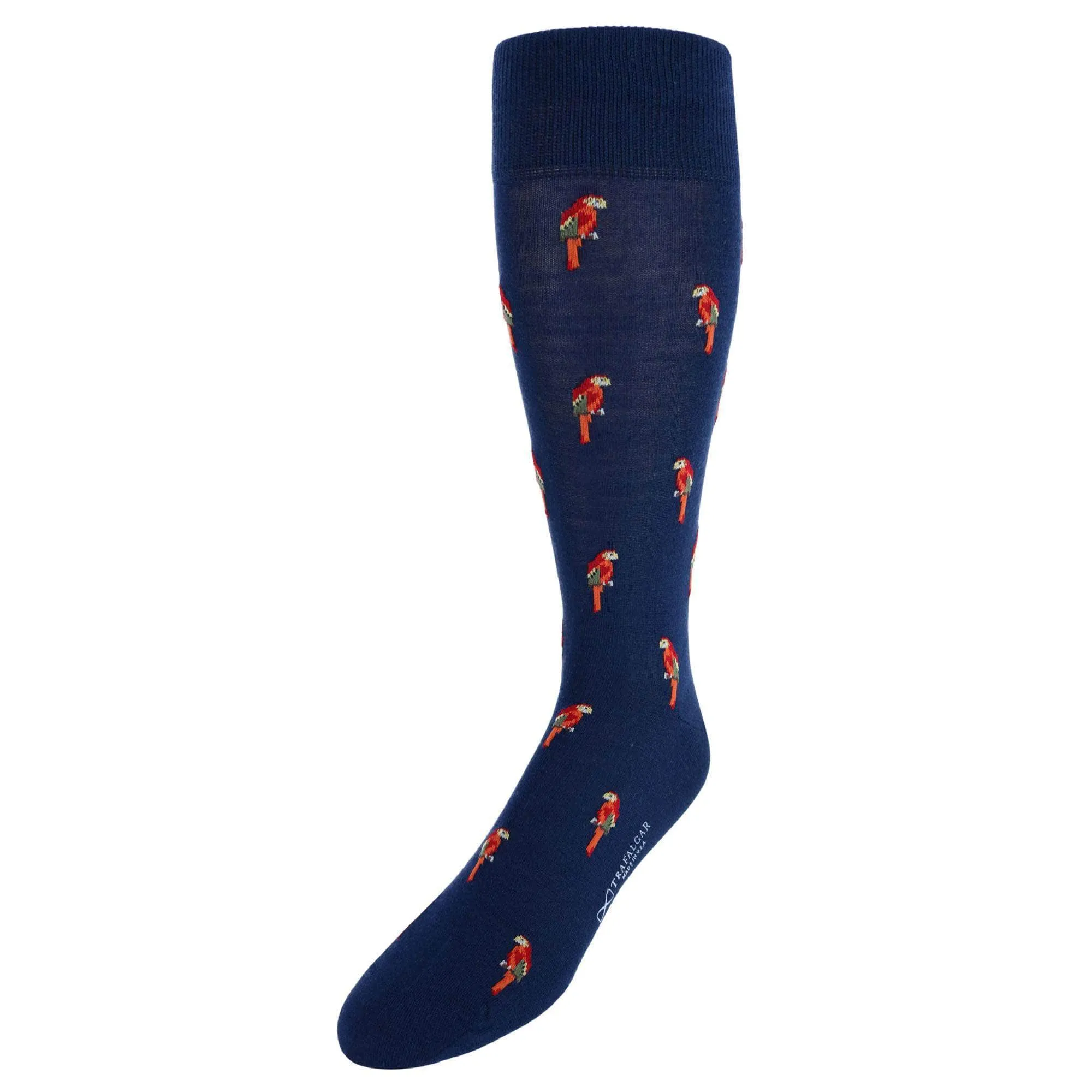 Polly The Parrot Merino Wool Mid-Calf Socks