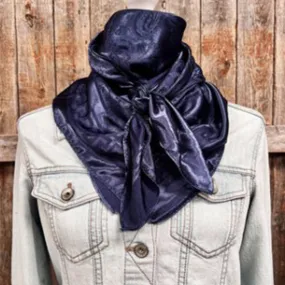 Rodeo Drive Navy Jacquard Wild Rag