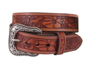 Roper Men's Belt - Floral Tooled