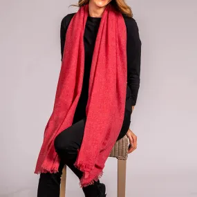 Slate Rose Gossamer Cashmere Shawl