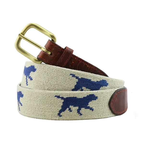 Smathers & Branson Dogs at Play Needlepoint Belt