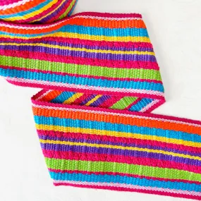 Striped Cotton Webbing 3-1/2" - Multiple Colorways