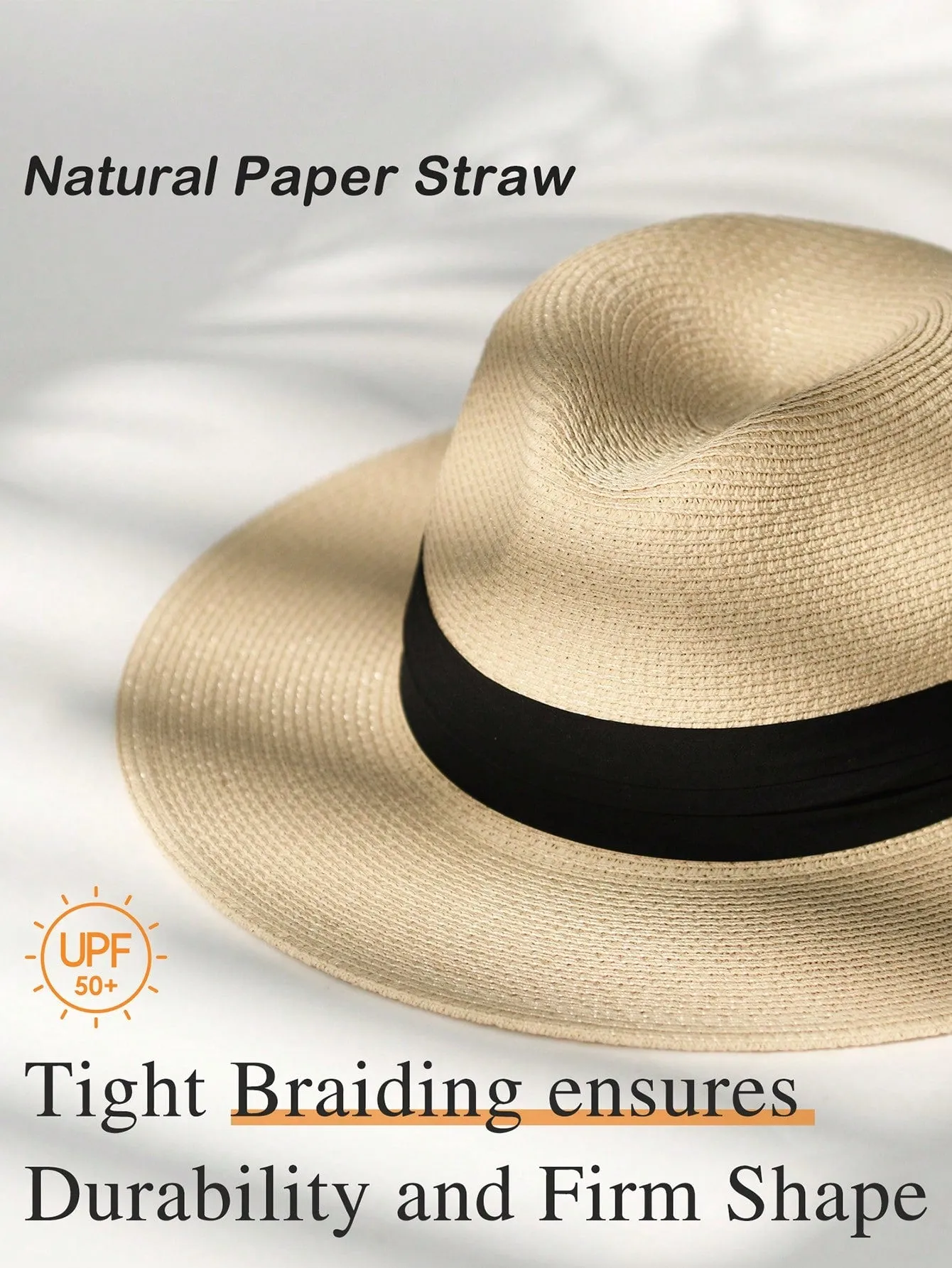 Tape Decor Straw Hat Boho